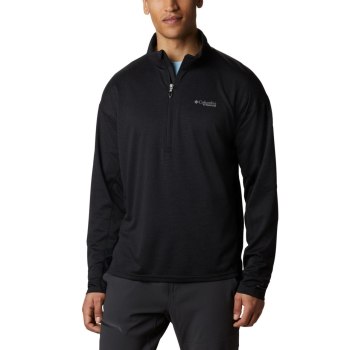 Pánské Mikiny Columbia Irico Knit Half-Zip Černé ZVTODL435